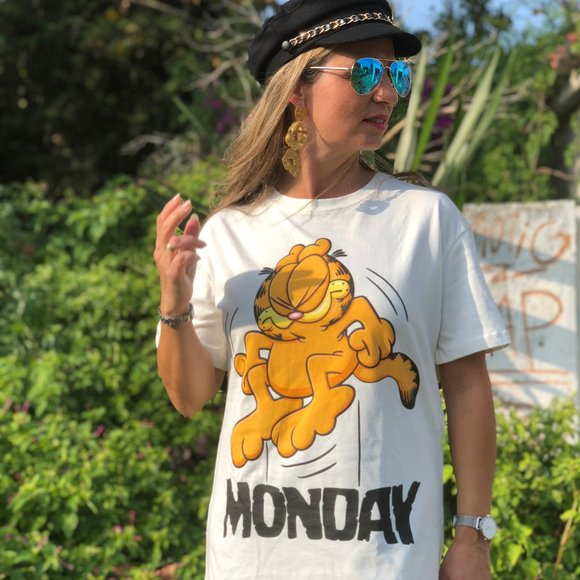 🌻HP🌻Zara Garfield Monday T-shirt - Picture 5 of 6